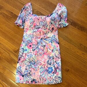 Lilly Pulitzer Pink and White Dress size 6